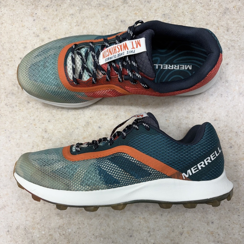 Merrell Womens Skyfire X J002472 Green Red Hiking Trail Shoes Sneakers Sz 9 US - Picture 2 of 15